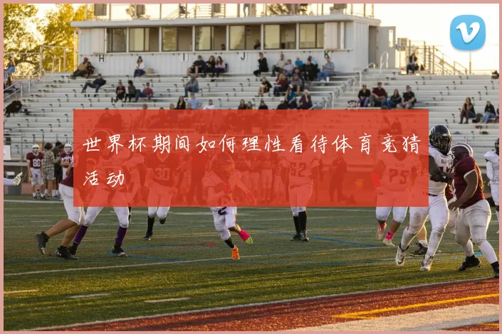 世界杯期间如何理性看待体育竞猜活动